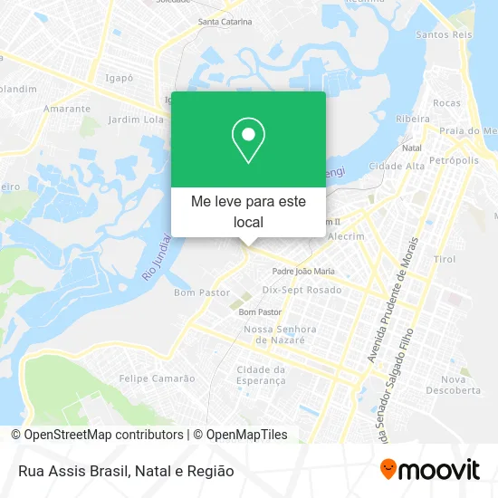 Rua Assis Brasil mapa
