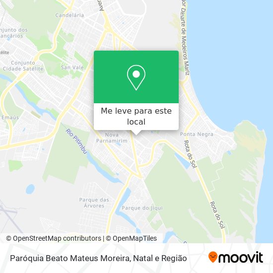 Paróquia Beato Mateus Moreira mapa