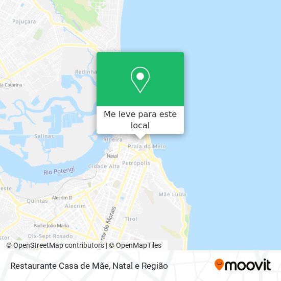 Restaurante Casa de Mãe mapa
