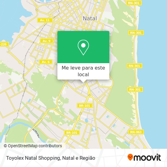 Toyolex Natal Shopping mapa