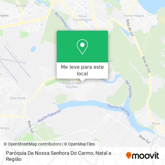 Paróquia De Nossa Senhora Do Carmo mapa