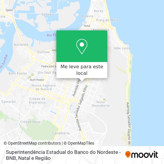 Superintendência Estadual do Banco do Nordeste - BNB mapa