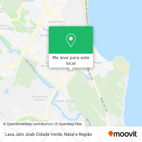 Lava Jato Joab Cidade Verde mapa