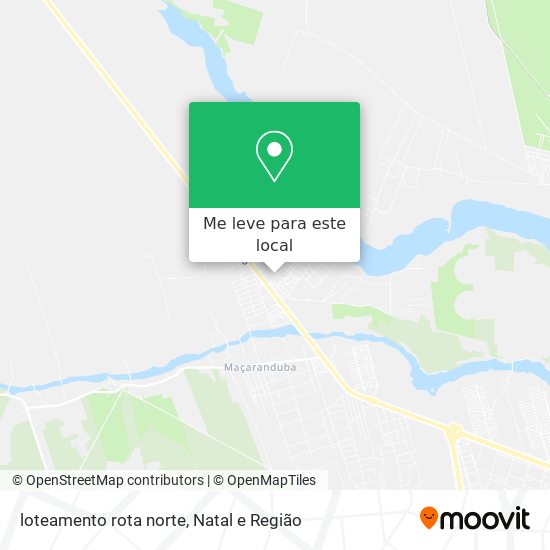 Como chegar até loteamento rota norte em Ceará-Mirim de Ônibus?