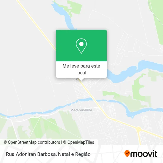 Rua Adoniran Barbosa mapa