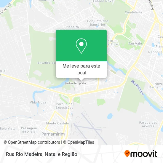 Rua Rio Madeira mapa