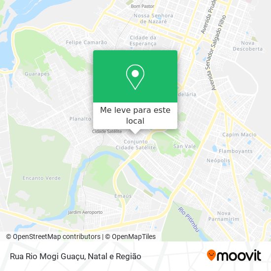 Rua Rio Mogi Guaçu mapa