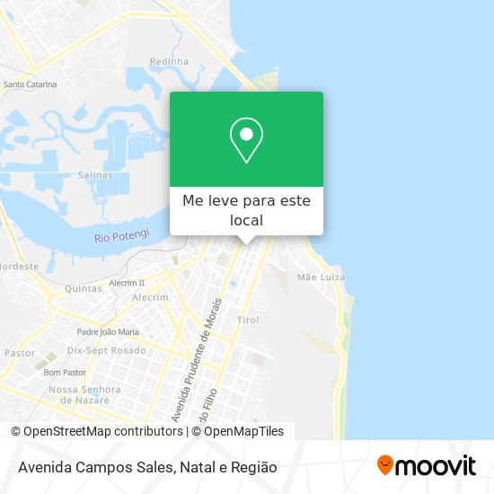 Avenida Campos Sales mapa