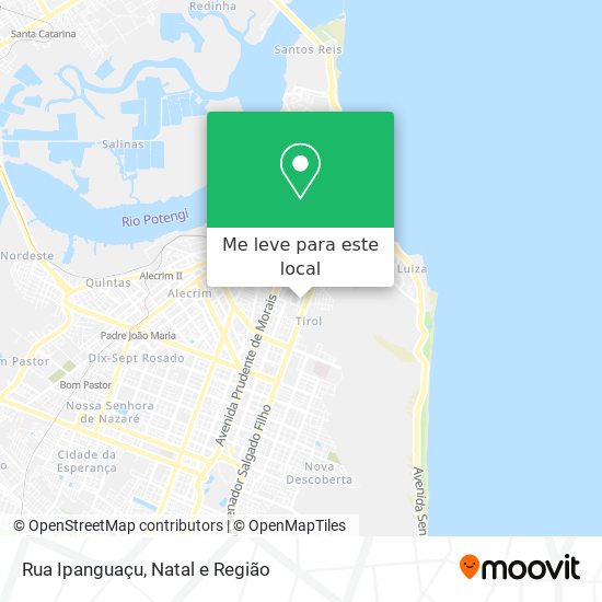 Rua Ipanguaçu mapa