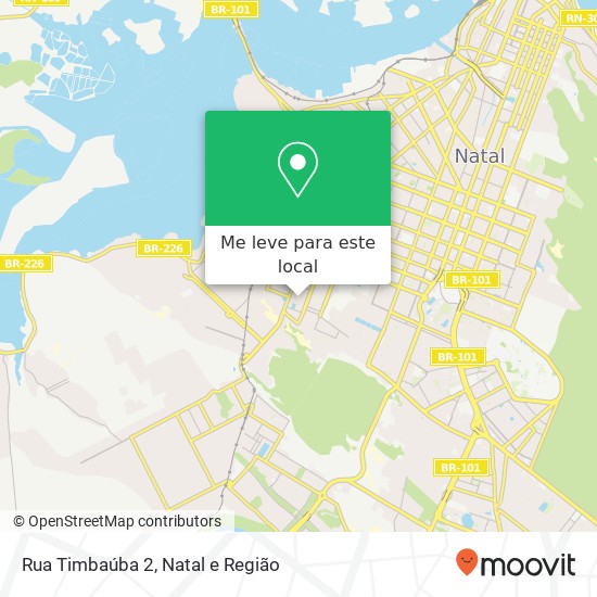 Rua Timbaúba 2 mapa