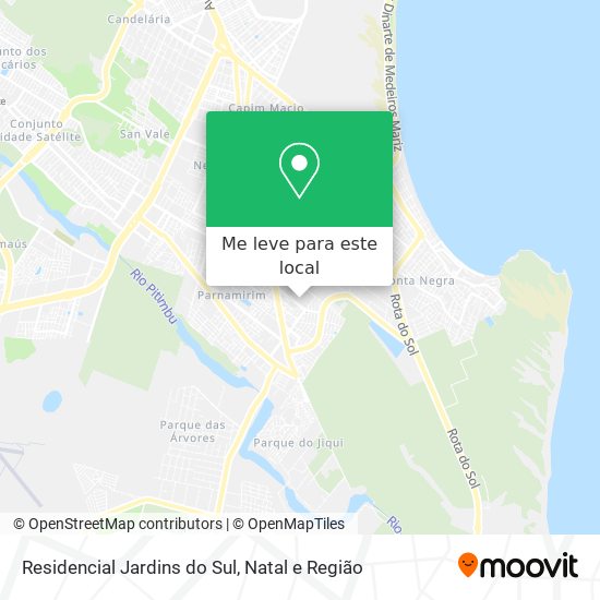 Residencial Jardins do Sul mapa