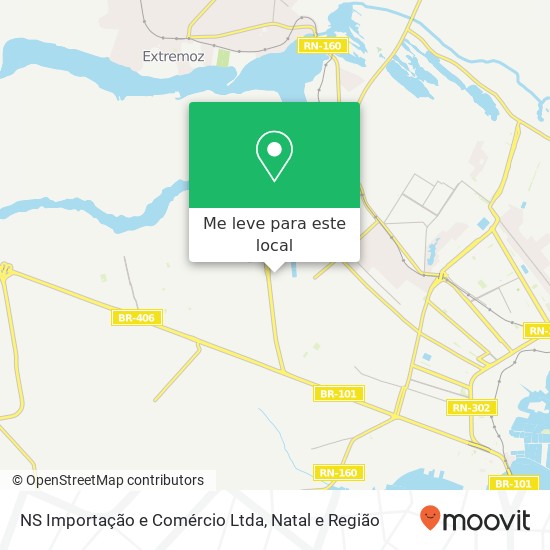 NS Importação e Comércio Ltda mapa