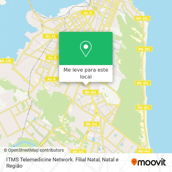 ITMS Telemedicine Network. Filial Natal mapa