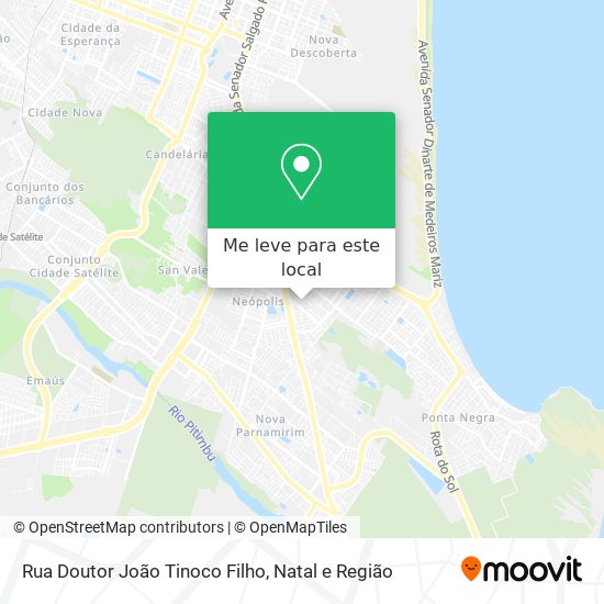 Rua Doutor João Tinoco Filho mapa