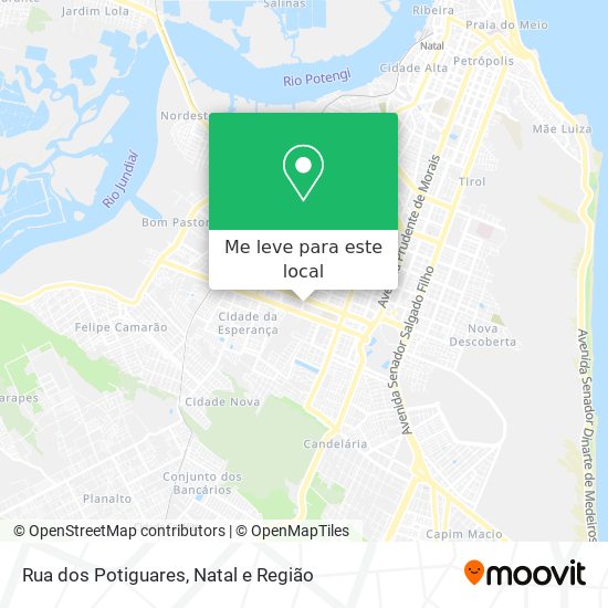 Como chegar até Rua dos Potiguares em Nossa Senhora De Nazaré de Ônibus ou  Trem?