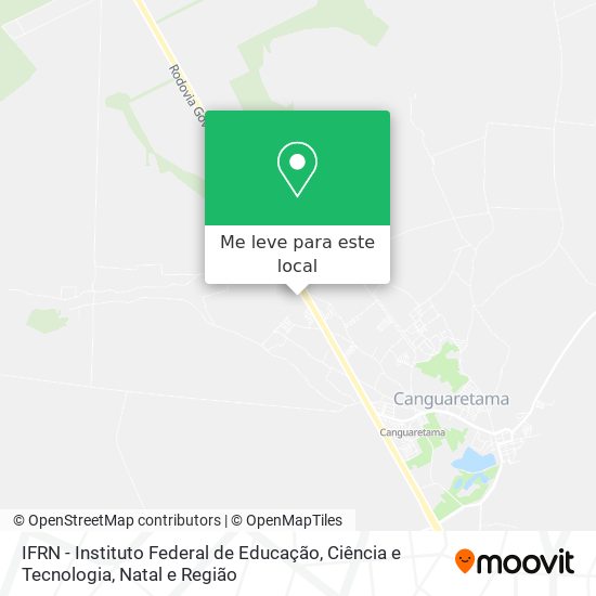 IFRN - Instituto Federal de Educação, Ciência e Tecnologia mapa