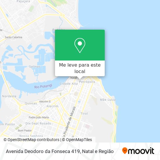Avenida Deodoro da Fonseca 419 mapa