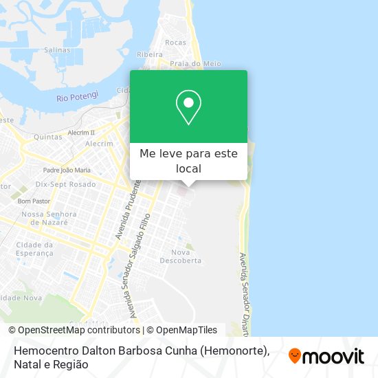 Hemocentro Dalton Barbosa Cunha (Hemonorte) mapa