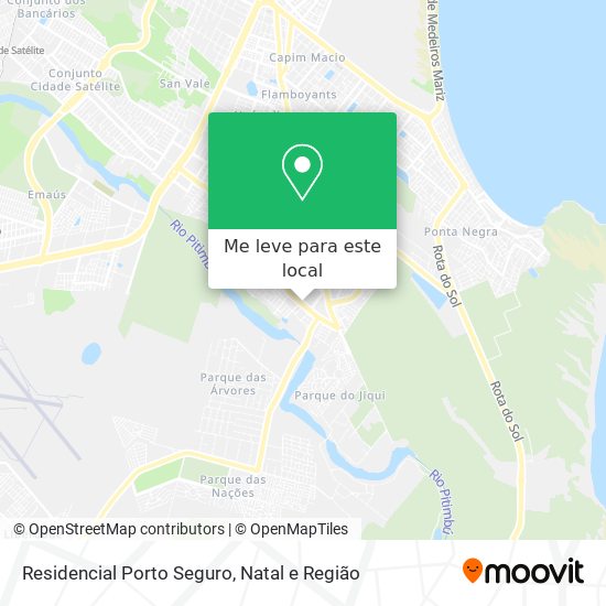 Residencial Porto Seguro mapa