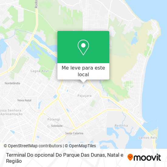 Terminal Do opcional Do Parque Das Dunas mapa