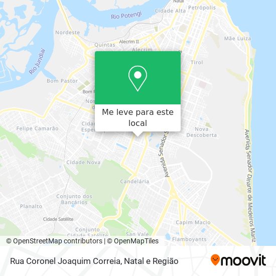 Rua Coronel Joaquim Correia mapa