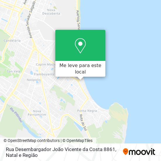 Rua Desembargador João Vicente da Costa 8861 mapa