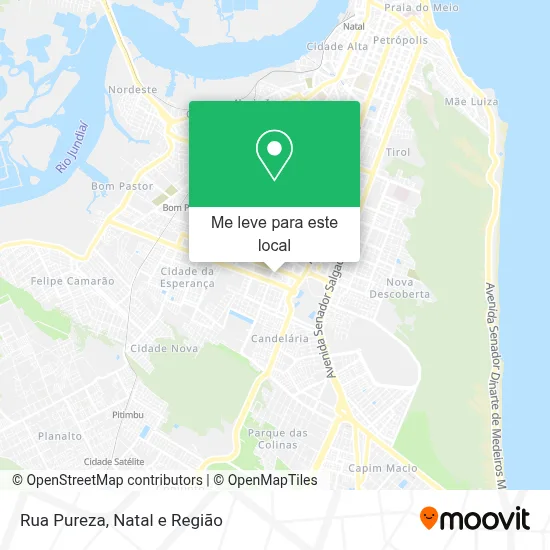 Rua Pureza mapa