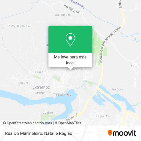 Rua Do Marmeleiro mapa