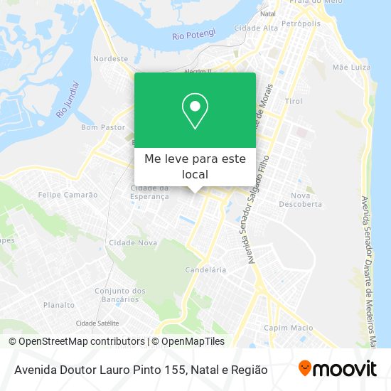 Avenida Doutor Lauro Pinto 155 mapa