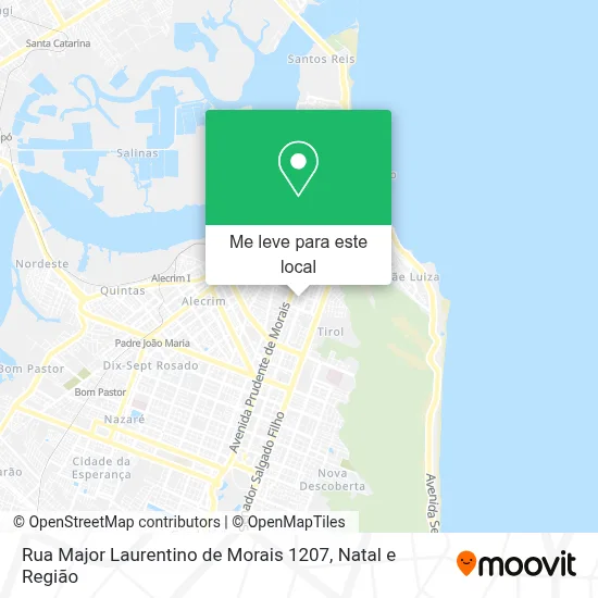 Como chegar até Rua Major Laurentino de Morais 1207 em Barro