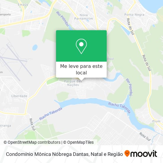Condomínio Mônica Nóbrega Dantas mapa