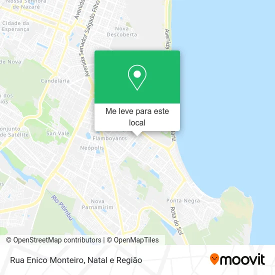 Rua Enico Monteiro mapa