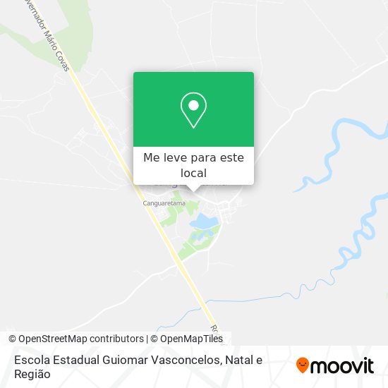 Escola Estadual Guiomar Vasconcelos mapa