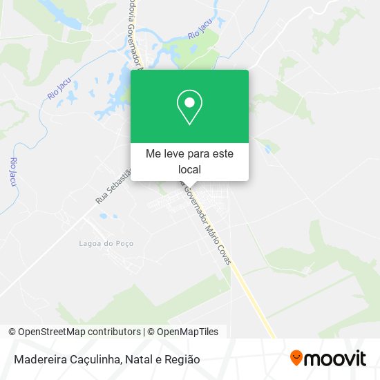 Madereira Caçulinha mapa