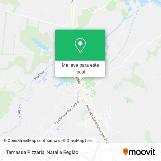 Tamassa Pizzaria mapa