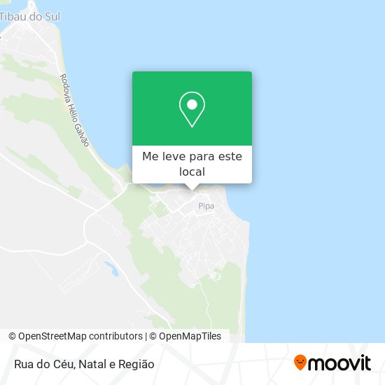 Rua do Céu mapa