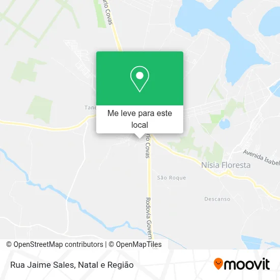 Rua Jaime Sales mapa