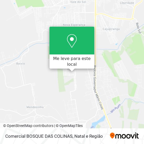 Comercial BOSQUE DAS COLINAS mapa