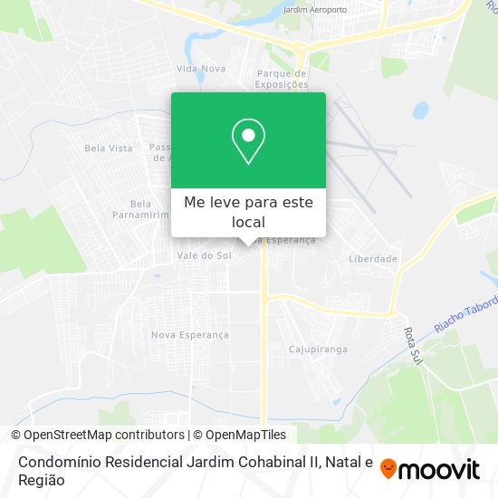 Condomínio Residencial Jardim Cohabinal II mapa