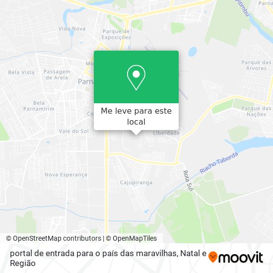 portal de entrada para o país das maravilhas mapa