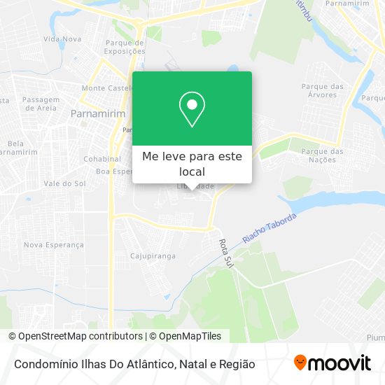 Condomínio Ilhas Do Atlântico mapa