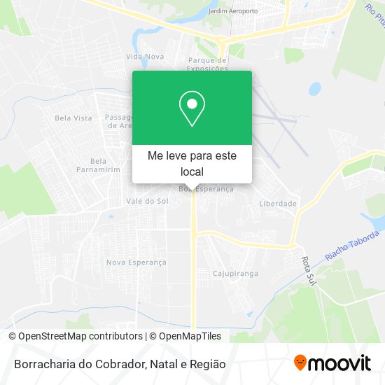 Borracharia do Cobrador mapa