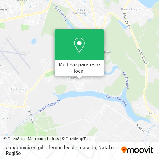 condomínio virgílio fernandes de macedo mapa