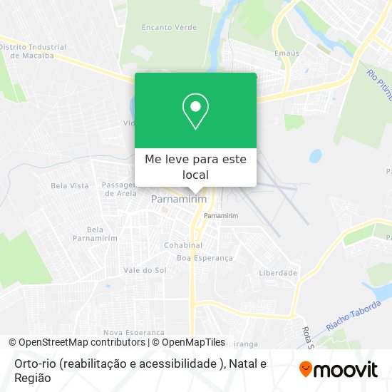 Orto-rio (reabilitação e acessibilidade ) mapa