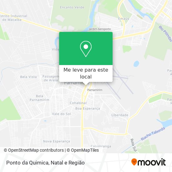 Ponto da Quimica mapa
