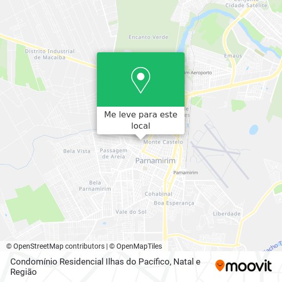 Condomínio Residencial Ilhas do Pacífico mapa