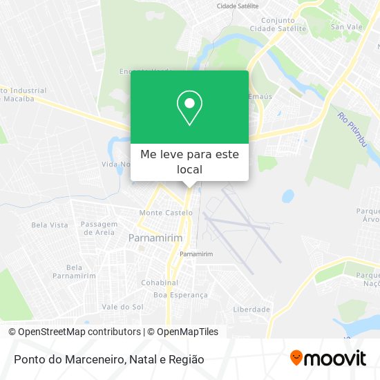 Ponto do Marceneiro mapa