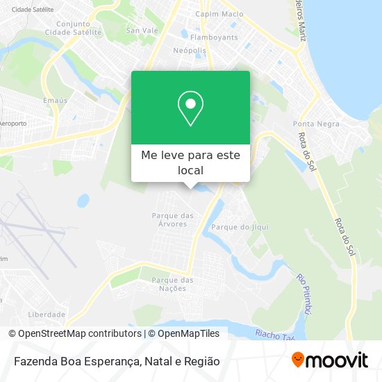 Fazenda Boa Esperança mapa
