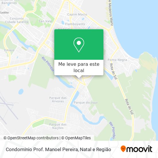 Condomínio Prof. Manoel Pereira mapa