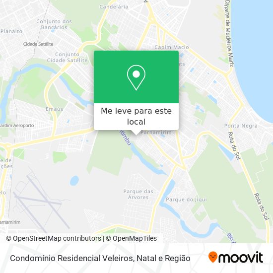 Condomínio Residencial Veleiros mapa